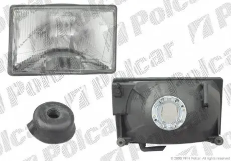 2405100E Фара основная POLCAR подбор по vin на Brocar