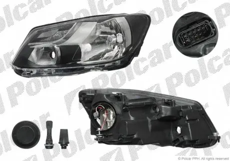 95U109E Фара основна POLCAR підбір по vin на Brocar