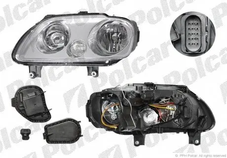 9575103E Фара основна POLCAR підбір по vin на Brocar