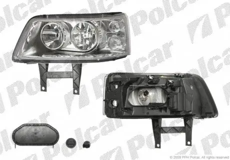 9568091E Фара основна POLCAR підбір по vin на Brocar