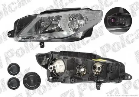 955609E Фара основна POLCAR підбір по vin на Brocar