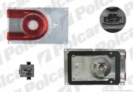 9551873H Фонарь задний POLCAR подбор по vin на Brocar