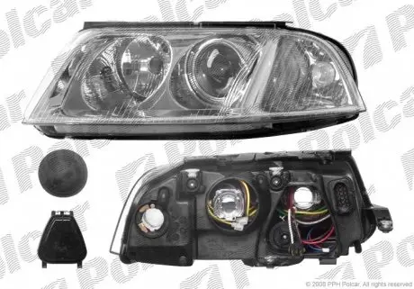 9549093E Фара основная POLCAR підбір по vin на Brocar