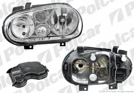 9541101H Фара основная POLCAR подбор по vin на Brocar