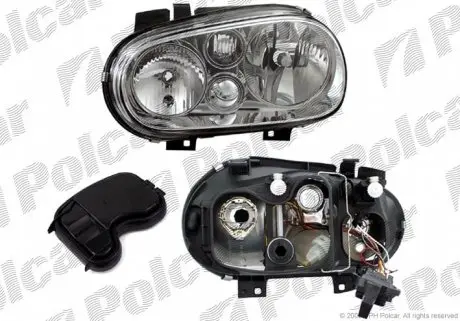 9541096E Фара основная POLCAR подбор по vin на Brocar