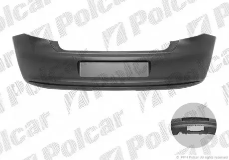 953396 Бампер задній POLCAR підбір по vin на Brocar