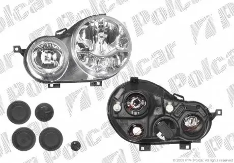 9526091E Фара основна POLCAR підбір по vin на Brocar