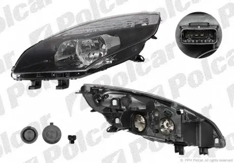 607310V Фара основная POLCAR подбор по vin на Brocar