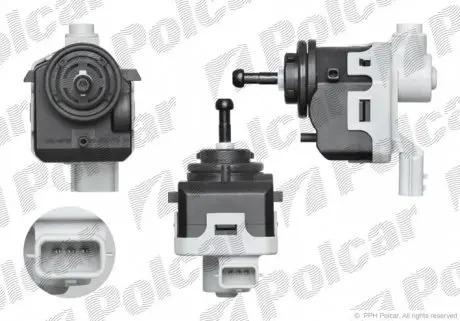 6072099 Моторчик фары POLCAR подбор по vin на Brocar