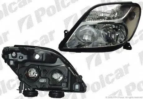 607009E Фара основна POLCAR підбір по vin на Brocar