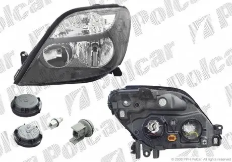6070092E Фара основна POLCAR підбір по vin на Brocar