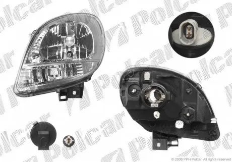 606110E Фара основна POLCAR підбір по vin на Brocar