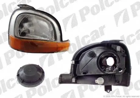 606010E Фара основна POLCAR підбір по vin на Brocar