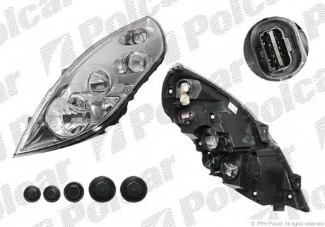 60N1092E Фара основна POLCAR підбір по vin на Brocar