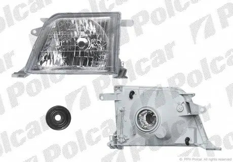 8177091E Фара основна POLCAR підбір по vin на Brocar