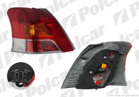 817288E Ліхтар задній POLCAR підбір по vin на Brocar