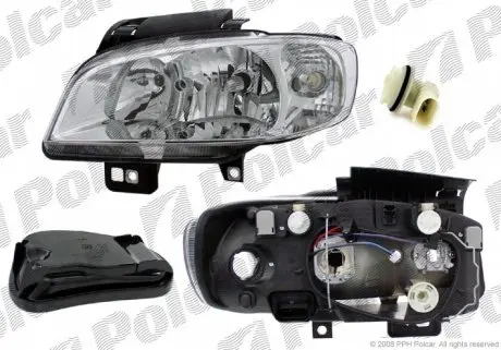 6714091E Фара основная POLCAR подбор по vin на Brocar