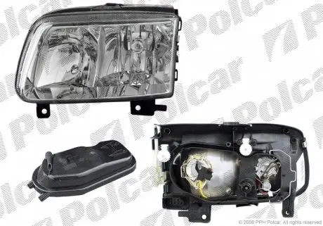 9525102E Фара основна POLCAR підбір по vin на Brocar
