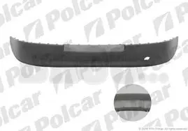 9513962 Бампер задний POLCAR подбор по vin на Brocar