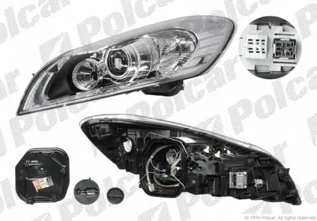 90R1091U Фара основная POLCAR подбор по vin на Brocar