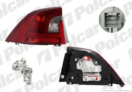906288U Фонарь задний POLCAR підбір по vin на Brocar