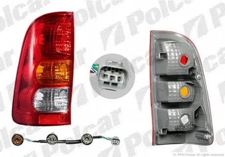 8192871E Фонарь задний POLCAR подбор по vin на Brocar