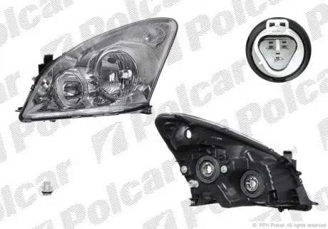 818610E Фара основна POLCAR підбір по vin на Brocar