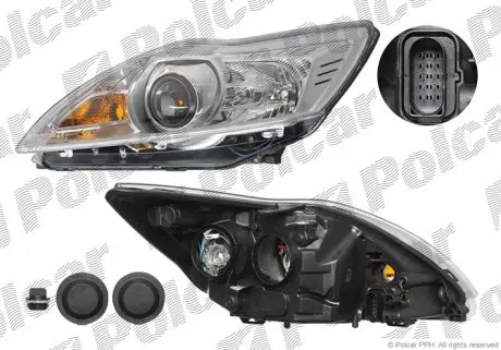 3205096E Фара основная POLCAR подбор по vin на Brocar