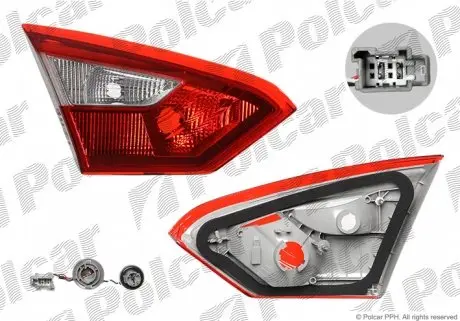 32C1873T Фонарь задний POLCAR підбір по vin на Brocar