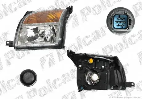 325810E Фара основна POLCAR підбір по vin на Brocar