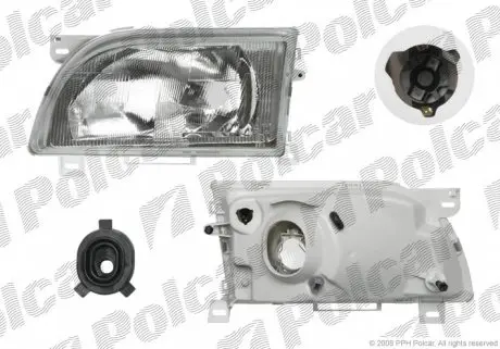 3245091E Фара основна POLCAR підбір по vin на Brocar