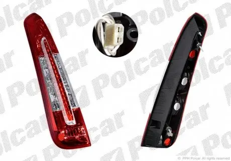 323687E Ліхтар задній POLCAR підбір по vin на Brocar