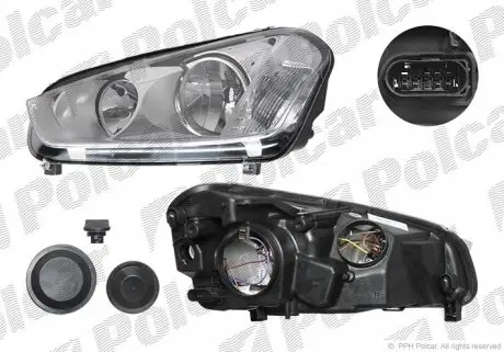 323610E Фара основная POLCAR подбор по vin на Brocar