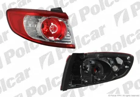 405288E Фонарь задний POLCAR подбор по vin на Brocar