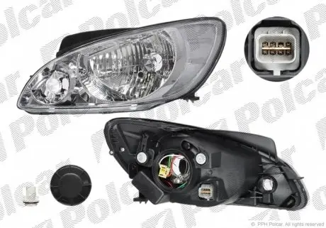 4044091E Фара основна POLCAR підбір по vin на Brocar