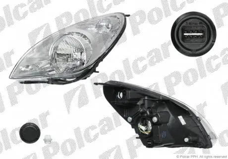 4017090E Фара основная POLCAR подбор по vin на Brocar