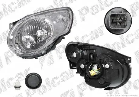 410709E Фара основна POLCAR підбір по vin на Brocar