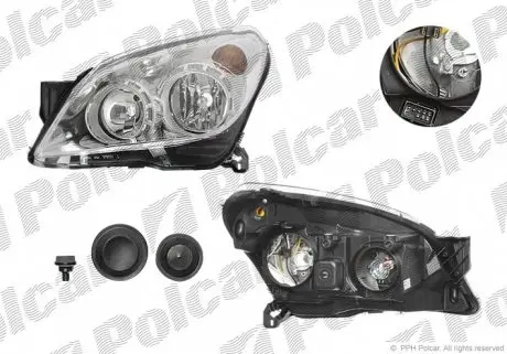551010H Фара основная POLCAR подбор по vin на Brocar