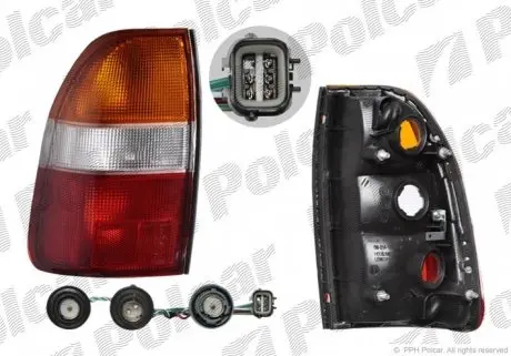 527787E Фонарь задний POLCAR підбір по vin на Brocar