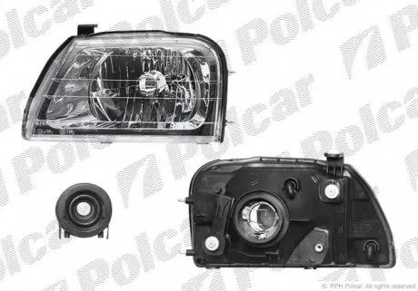 5277101E Фара основна POLCAR підбір по vin на Brocar