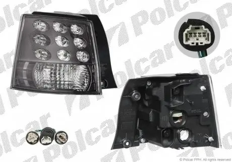 526688E Ліхтар задній POLCAR підбір по vin на Brocar