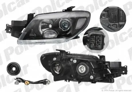 5265091E Фара основна POLCAR підбір по vin на Brocar