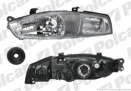 5240092E Фара основная POLCAR подбор по vin на Brocar