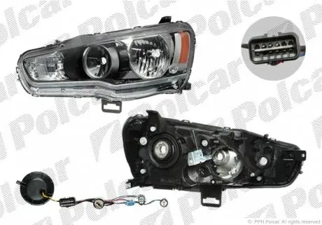 523410E Фара основна POLCAR підбір по vin на Brocar