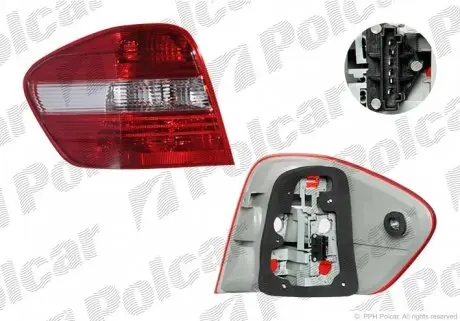 5045881E Ліхтар задній POLCAR підбір по vin на Brocar