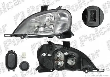 5044090E Фара основна POLCAR підбір по vin на Brocar