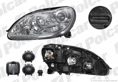 5030090E Фара основная POLCAR подбор по vin на Brocar