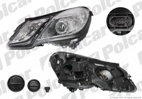 501809E Фара основна POLCAR підбір по vin на Brocar