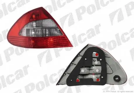 501788E Фонарь задний POLCAR подбор по vin на Brocar