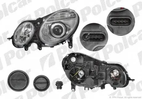 501709E Фара основна POLCAR підбір по vin на Brocar